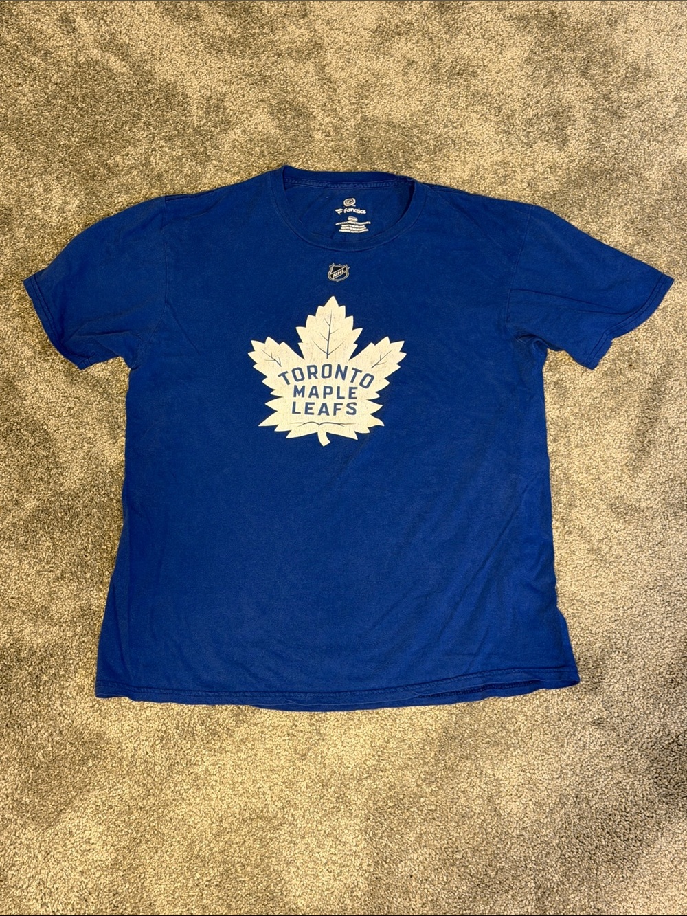 Toronto Maple Leafs Fanatics Size M Mens T Shirt Blue “ 16 Marner “